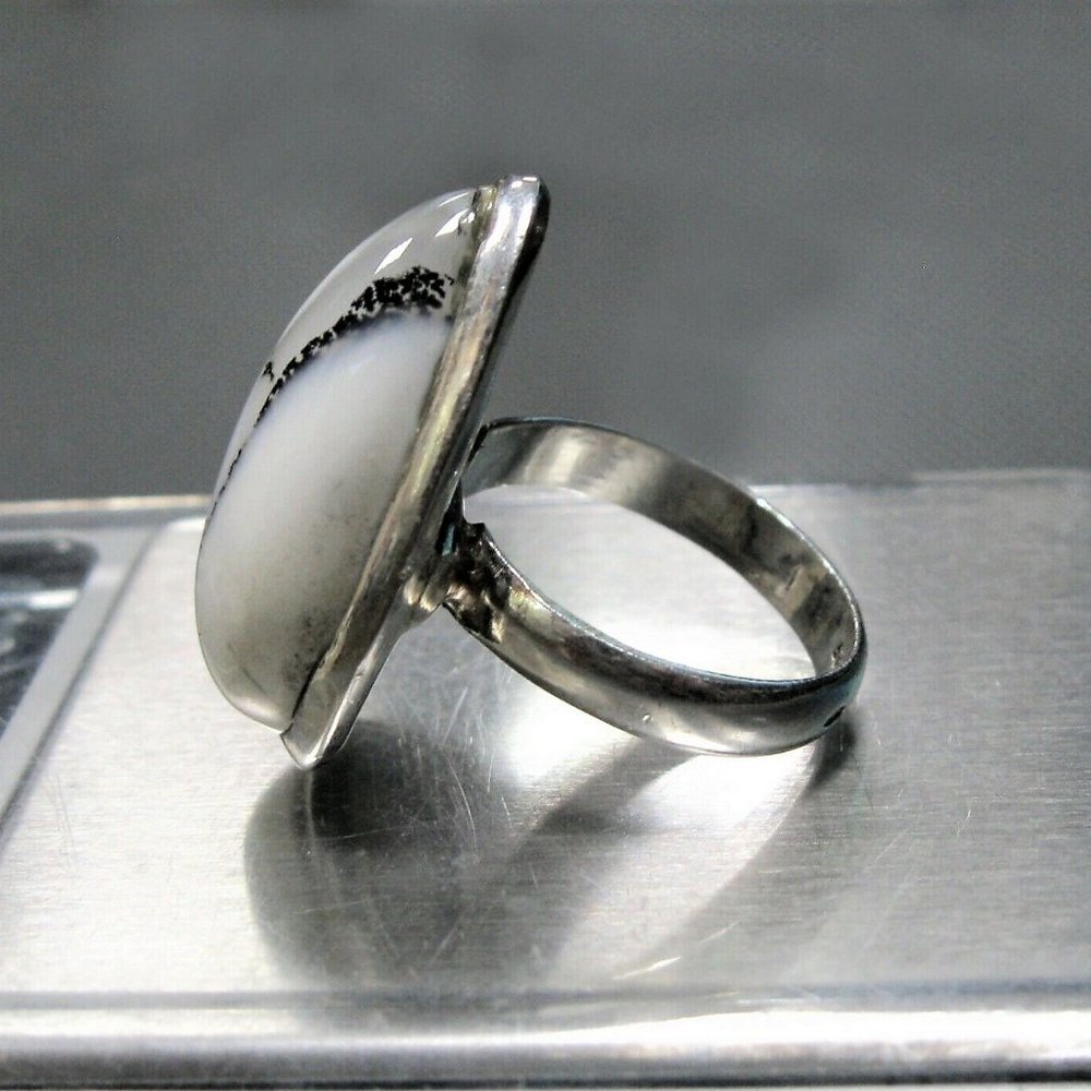 Large Ukrainian Solid Sterling Silver 925 White A… - image 4